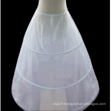 White Petticoats 3 Hoops Clear nuptiale jupe pour belle robe de mariée